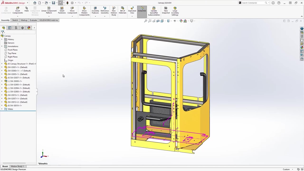 使用 SOLIDWORKS 2026 设计的带有控制面板的产品 3D 渲染图
